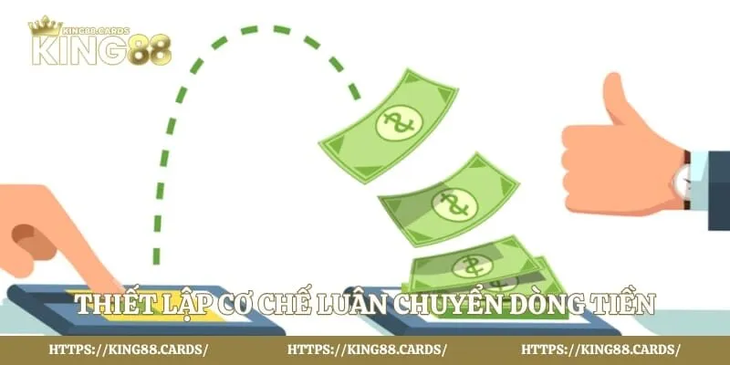 Thiết lập cơ chế luân chuyển dòng tiền thông minh 